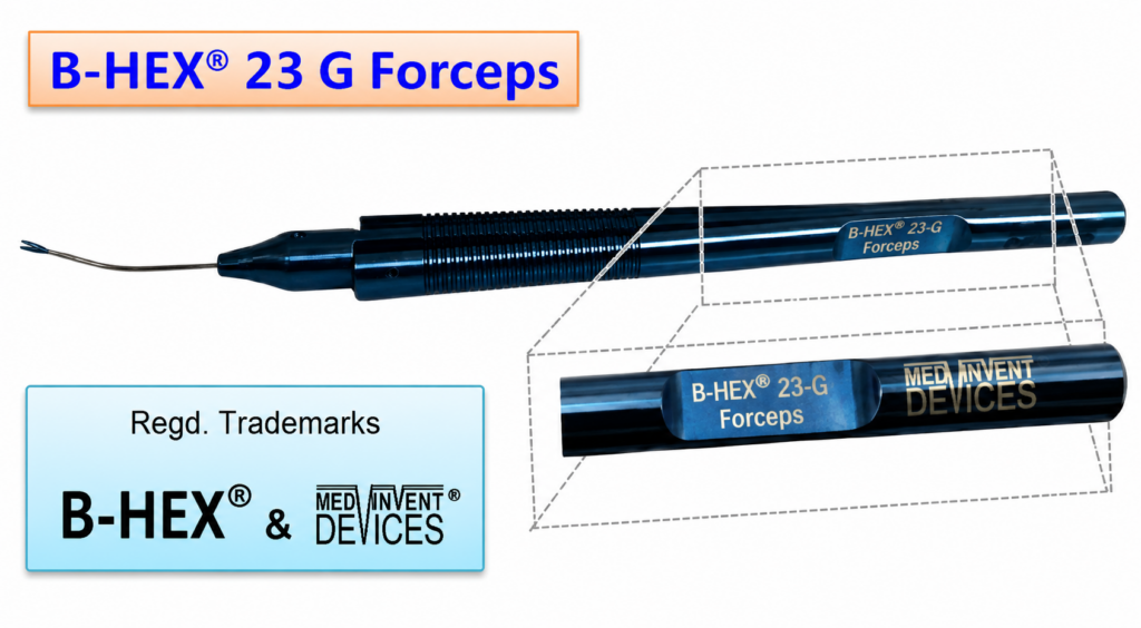 B-HEX® 23 G Forceps